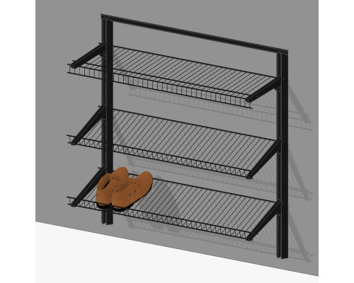 Обувница сетчатая в прихожую